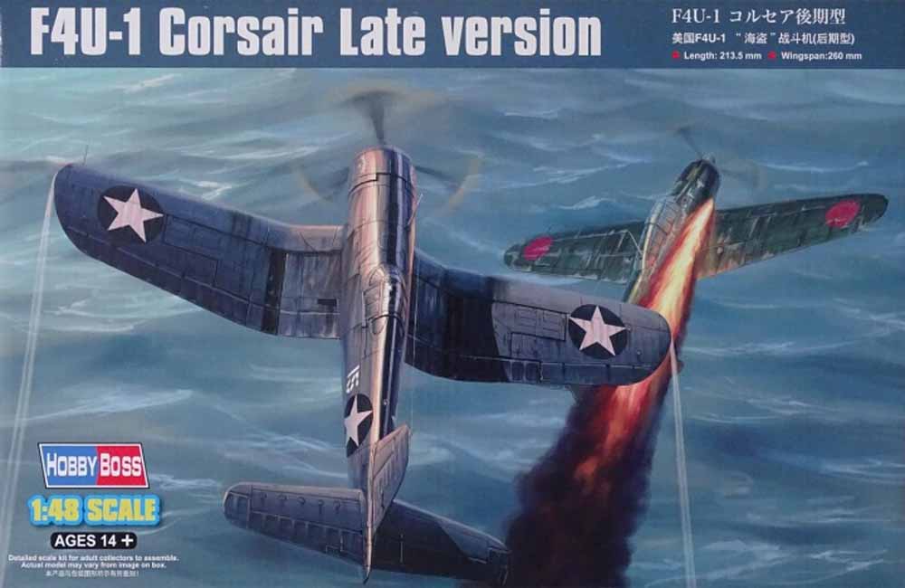 Hobby Boss 80382 Vought F4U-1 Corsair Late 1:48 Aircraft Model Kit