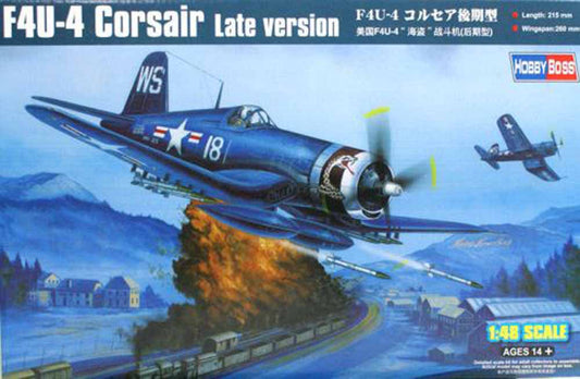 Hobby Boss 80387 Vought F4U-4 Corsair Late Version 1:48 Aircraft Model Kit