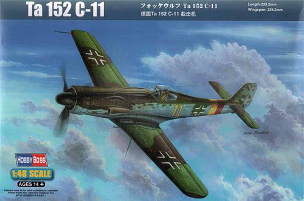 Hobby Boss 81704 Focke-Wulf Ta-152C-11 1:48 Aircraft Model Kit