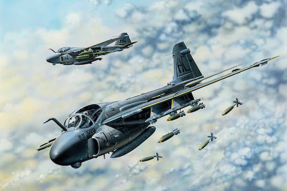 Hobby Boss 81710 Grumman A-6E TRAM Intruder 1:48 Aircraft Model Kit