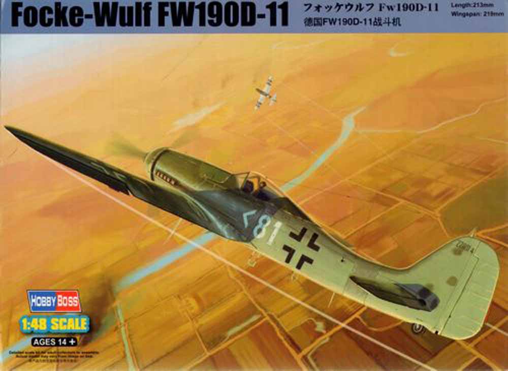 Hobby Boss 81718 Re-release Focke-Wulf Fw-190D-11 1:48 Aircraft Model Kit