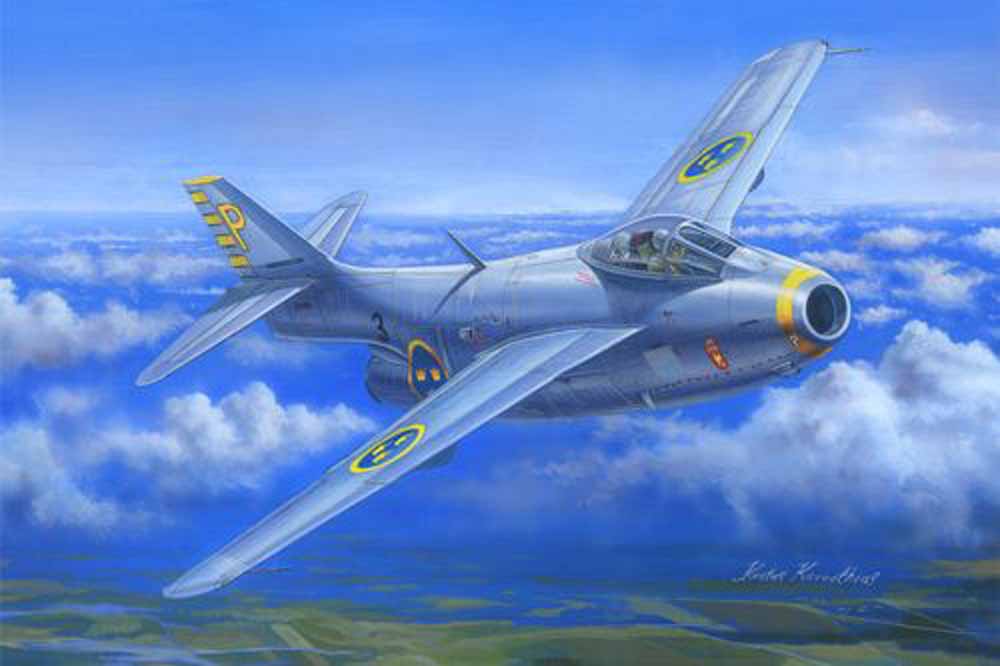 Hobby Boss 81746 SAAB J-29B Tunnan 1:48 Aircraft Model Kit