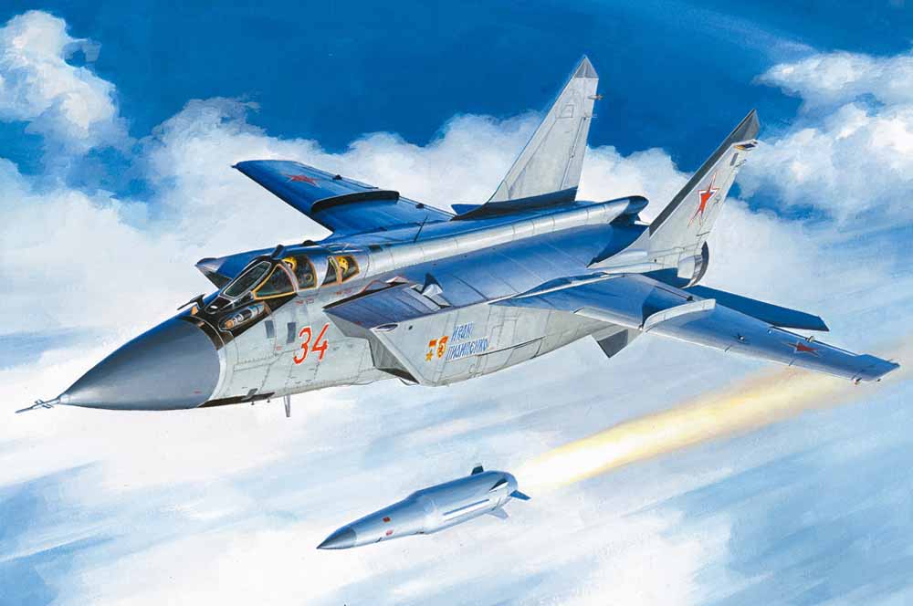 Hobby Boss 81770 Mikoyan MiG-31BM with KH-47M2 1:48 Aircraft Model Kit