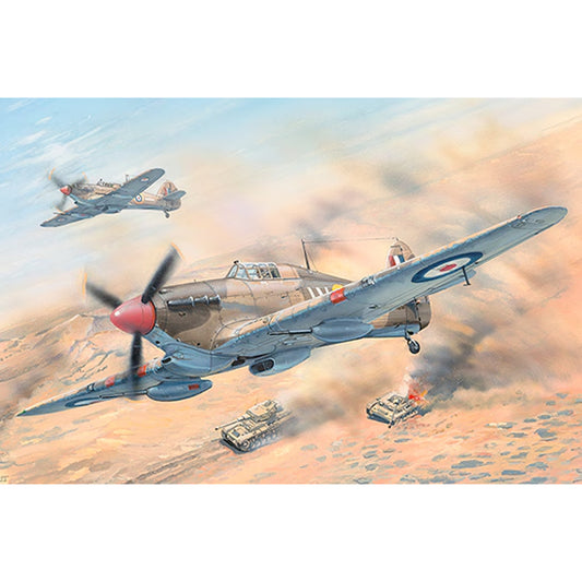 Hobby Boss 81780 Hawker Hurricane Mk.IId/Trop 1:48 Model Kit