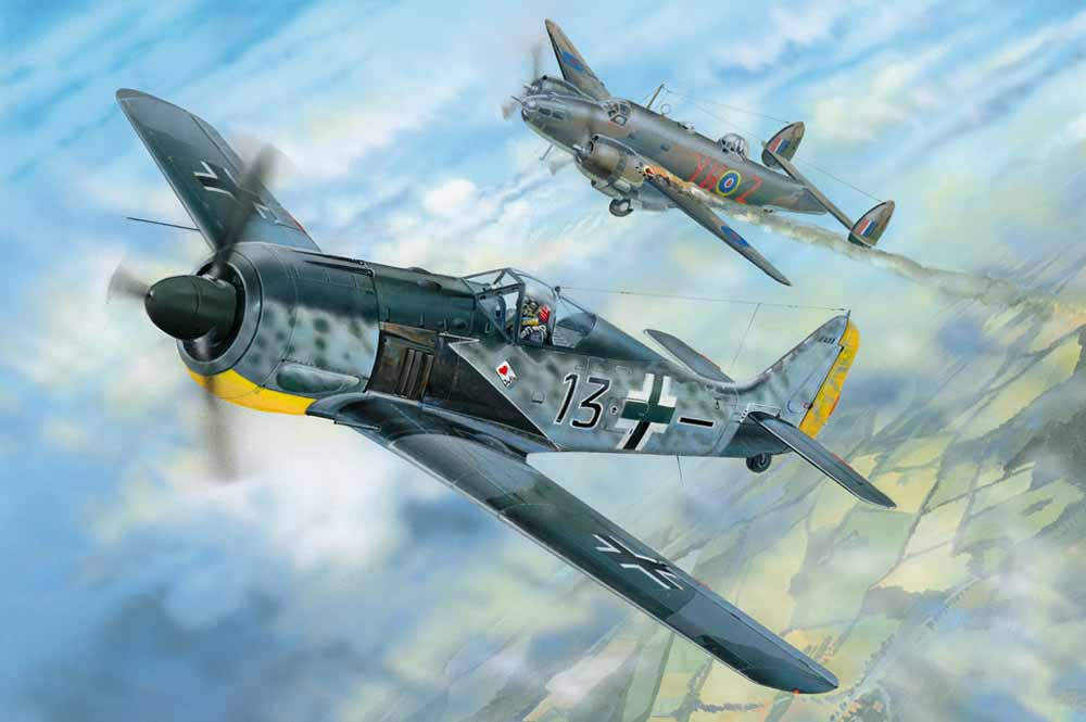 Hobby Boss 81802 Focke-Wulf Fw-190A-5 1:18 Aircraft Model Kit