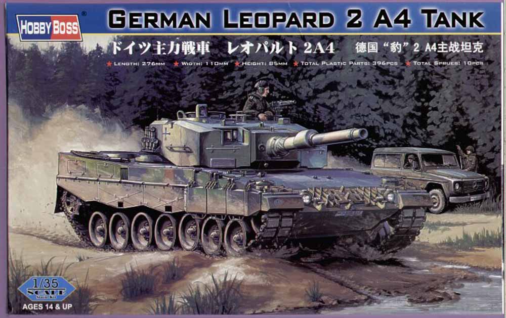 Hobby Boss 82401 Leopard MBT 2 A4 1:35 Military Vehicle Kit