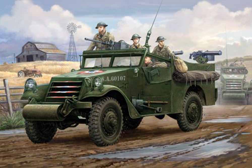 Hobby Boss 82451 M3A1 White Scout Car Early Production 1:35 Military Vehicle Kit
