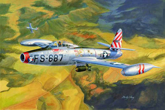 Hobby Boss 83207 Republic F-84E Thunderjet 1:32 Aircraft Model Kit