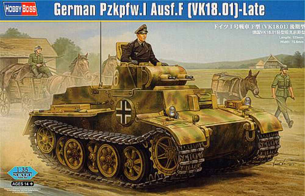 Hobby Boss 83805 Pz.kpfw.I Ausf.J (VK1801) Late 1:35 Military Vehicle Kit