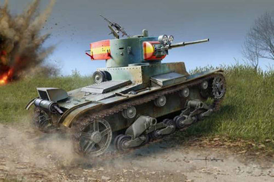 Hobby Boss 83810 Soviet T-26 light Tank Model 1936/37 1:35 Military Vehicle Kit