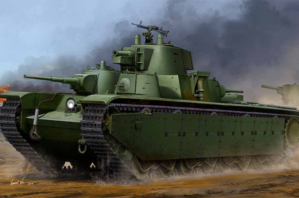 Hobby Boss 83844 Soviet T-35 Heavy Tank (Late) 1:35 Military Vehicle Kit