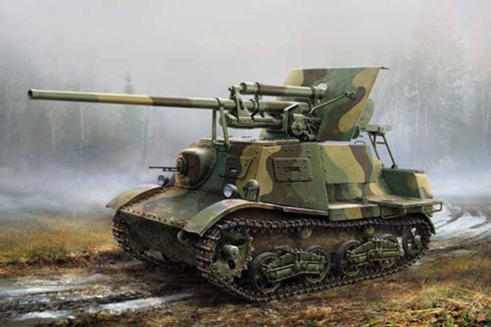 Hobby Boss 83849 Soviet ZIS-30 Light SPG 1:35 Military Vehicle Kit