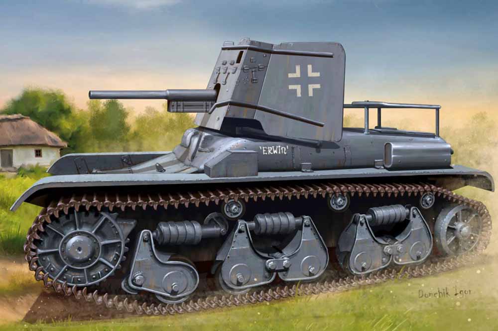 Hobby Boss 83895 German 3.7cm Pak 35/36 auf Pz.Kpfw 35R(f) 1:35 Military Vehicle Kit