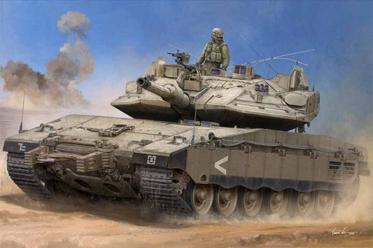 Hobby Boss 84523 IDF Merkava Mk.IV with Trophy 1:35 Military Vehicle Kit