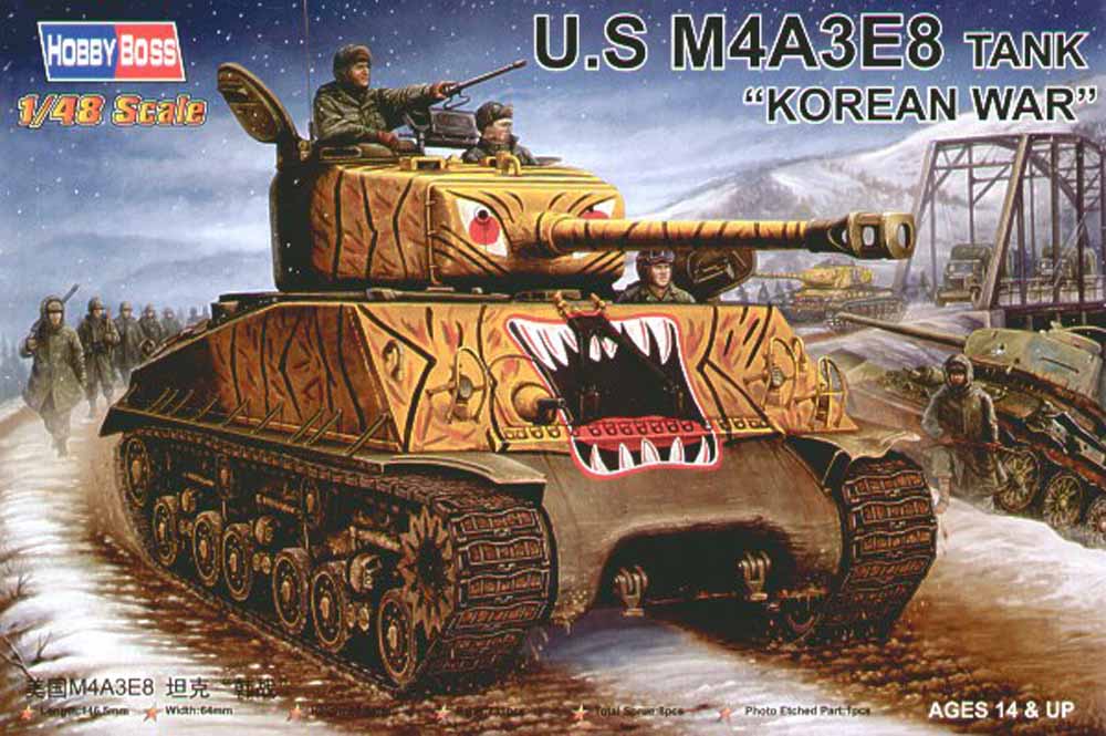 Hobby Boss 84804 M4A3 Sherman E8 1:48 Military Vehicle Kit