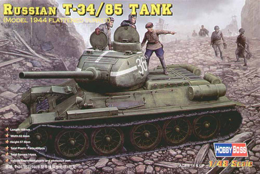 Hobby Boss 84807 Soviet T-34/85 1944 1:48 Military Vehicle Kit