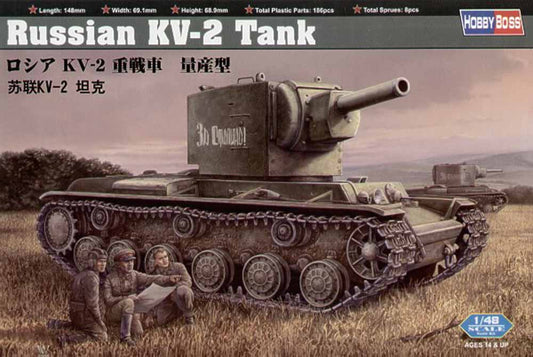 Hobby Boss 84816 Soviet KV-2 1:48 Military Vehicle Kit