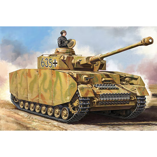 Hobby Boss 84841 German Pzkpfw IV Ausf.H Medium Tank 1:48 Model Kit