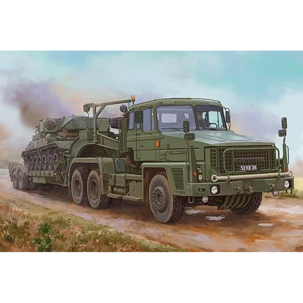 Hobby Boss 85527 Scammell Commander w/62t Crane Semi 1:35 Plastic Model Kit