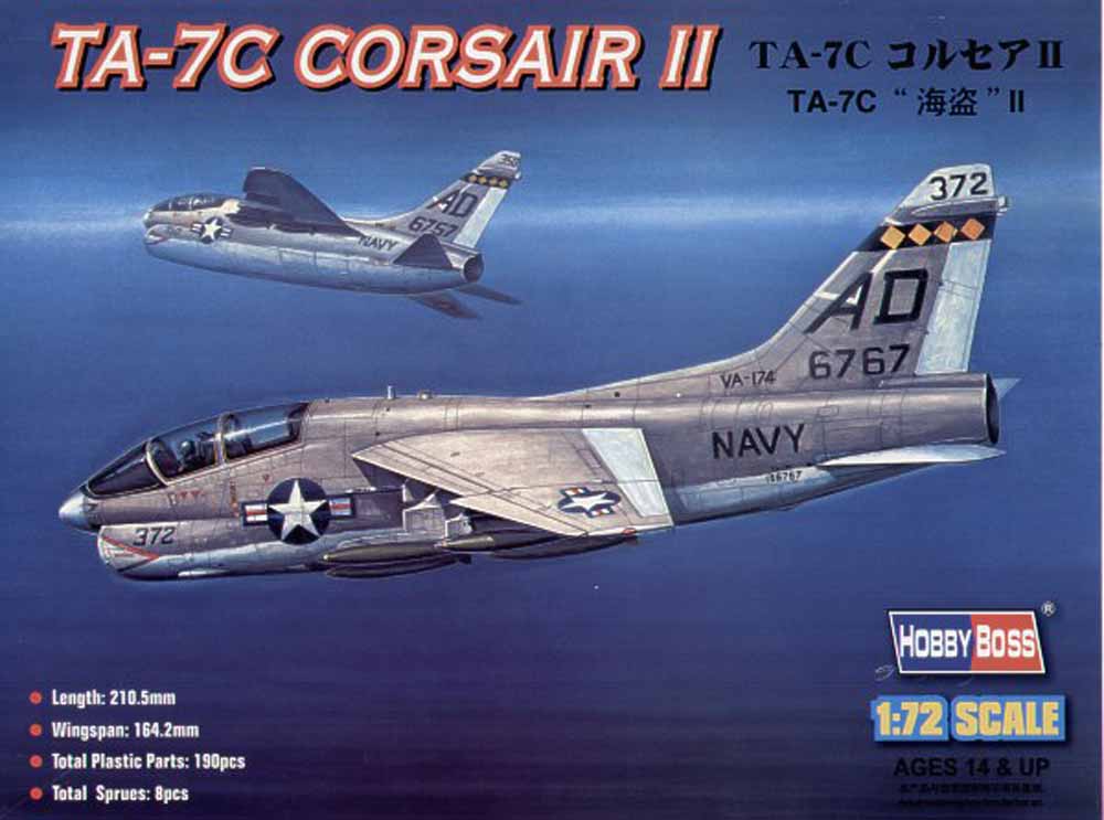 Hobby Boss 87209 Vought TA-7C Twosair Corsair II 1:72 Aircraft Model Kit