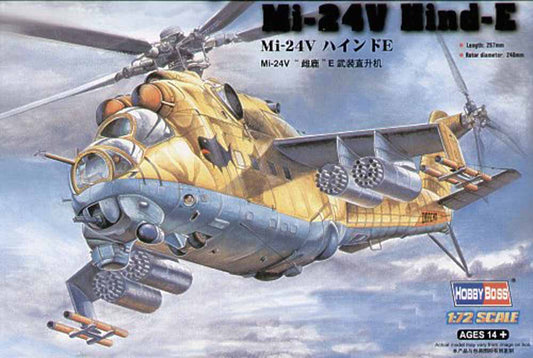 Hobby Boss 87220 Mil Mi-24V Hind E 1:72 Aircraft Model Kit