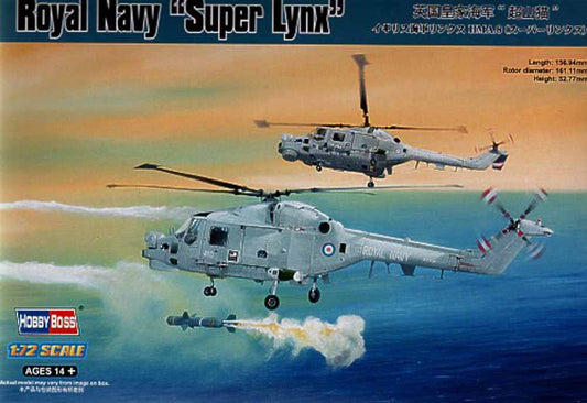 Hobby Boss 87238 Westland Super Lynx 1:72 Aircraft Model Kit