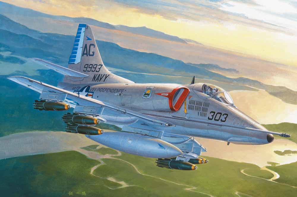 Hobby Boss 87254 Douglas A-4E Skyhawk 1:72 Aircraft Model Kit