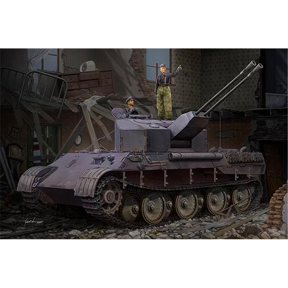 Hobby Boss German Flakpanzer V Ausf A 1:35 Plastic Model Kit