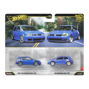 Hot Wheels Premium Car Culture 2-Pack 2004 VW Golf R32 Age 3+ Mattel JHW49