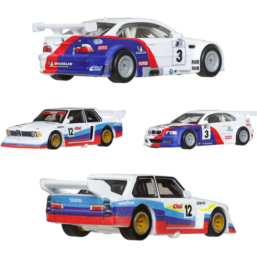 Hot Wheels Premium - Car Culture 2-Pack: BMW 320 Group 5 x 2001 BMW M3 GTR JBK99