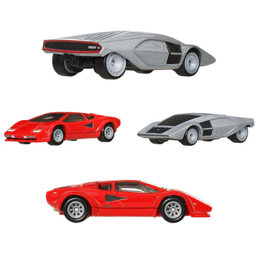 Hot Wheels Premium - Car Culture 2-Pack: Lamborghini Countach Stratos Zero JBL02