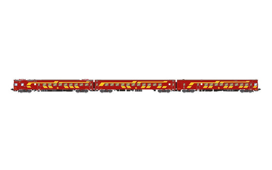 Electrotren RENFE 444 3 Car EMU Red/Yellow IV (DCC-Fitted) HE2020D HO Gauge