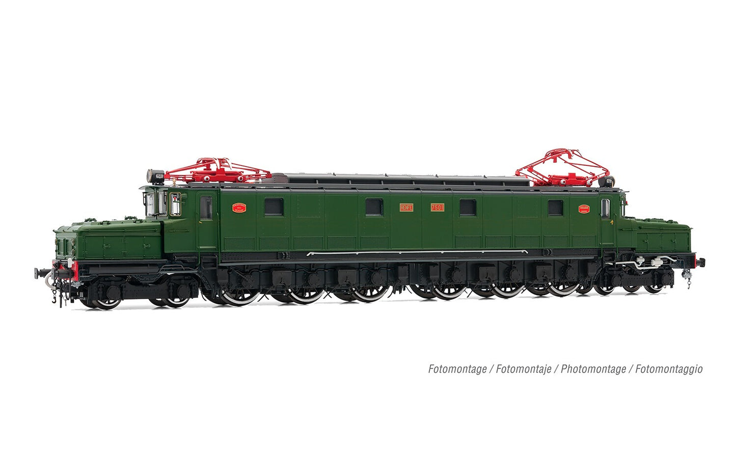 Electrotren RENFE 7501 80th Anniversary Electric Loco III (DCC-Sound) HO Gauge HE2023S