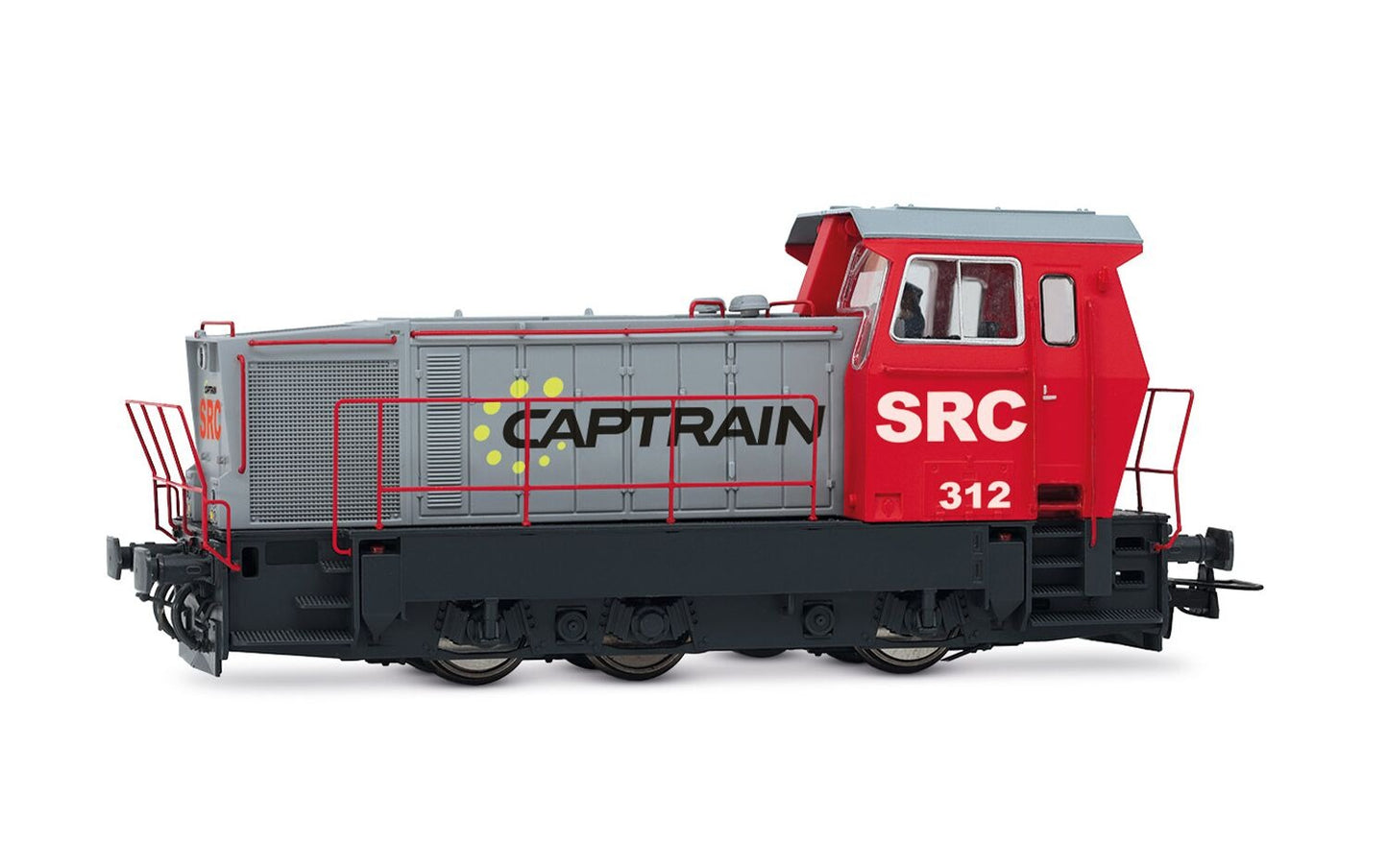 Electrotren SRC 312 Captrain Diesel Loco Red/Grey VI (DCC-Fitted) HE2029D