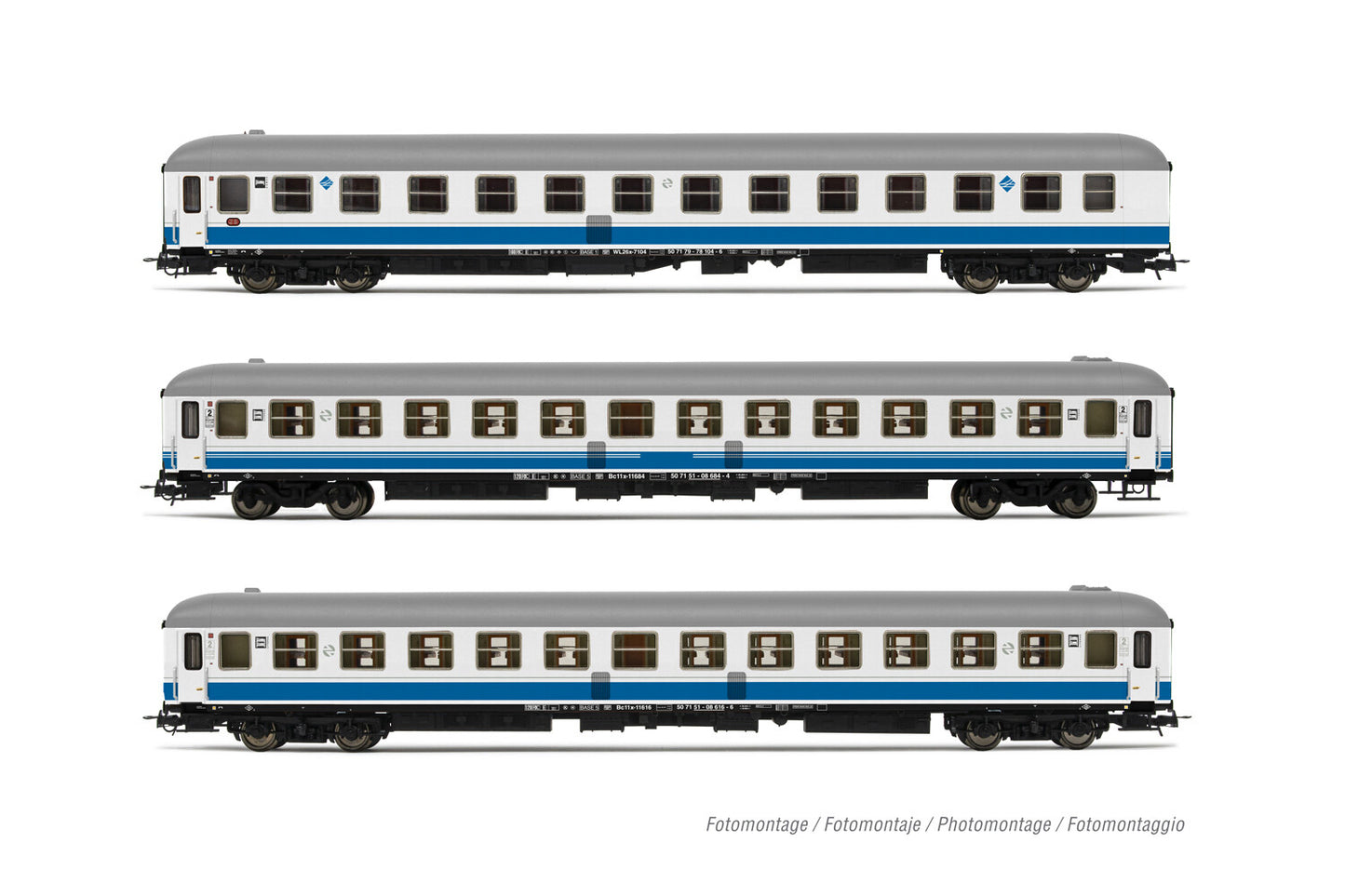 Electrotren RENFE Estrella Picasso Coach Set (3) V HE4019 HO Gauge