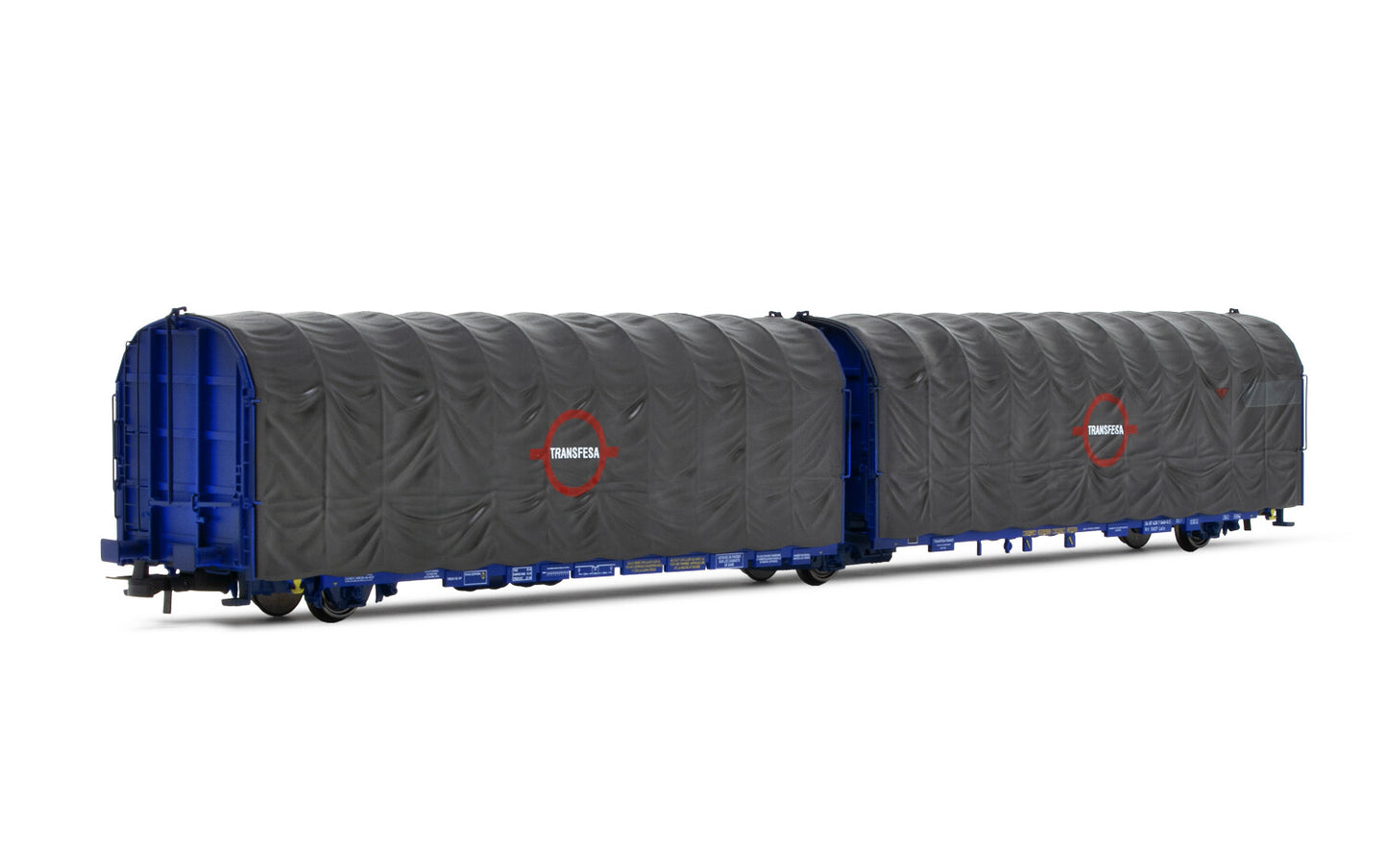 Electrotren Transfesa Lails24 Articulated Tarpaulin Wagon IV HO Gauge HE6062