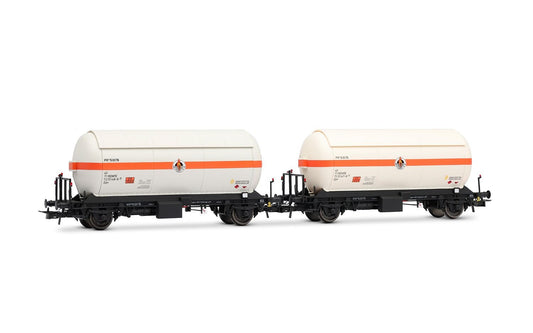 Electrotren RENFE PR Butano SA Gas Tank Wagon Set (2pcs) IV HE6072 HO Gauge