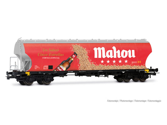 Electrotren RENFE Mahou Cereal Hopper Wagon V HE6090 HO Gauge