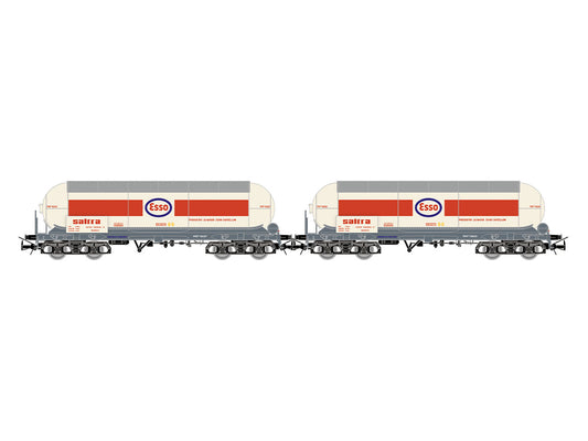 Electrotren RENFE Esso-Saltra Ammonia Tank Wagon Set (2) IV HE6099 HO Gauge