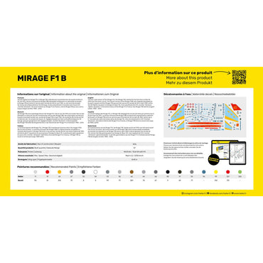 Heller 30319 Mirage F1B 1:72 Model Kit