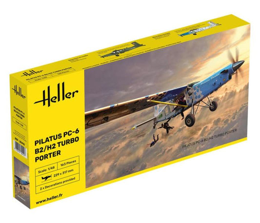 Heller 30410 Pilatus PC-6 B2/H2 Turbo Porter 1:48 Model Kit