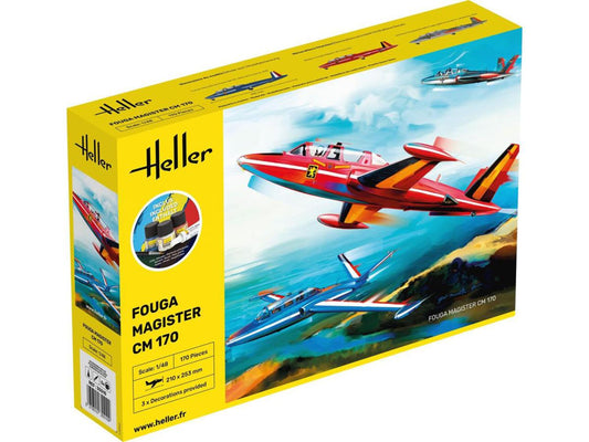 Heller 35510 Fouga Magister CM 170 Starter Kit 1:48 Model Kit