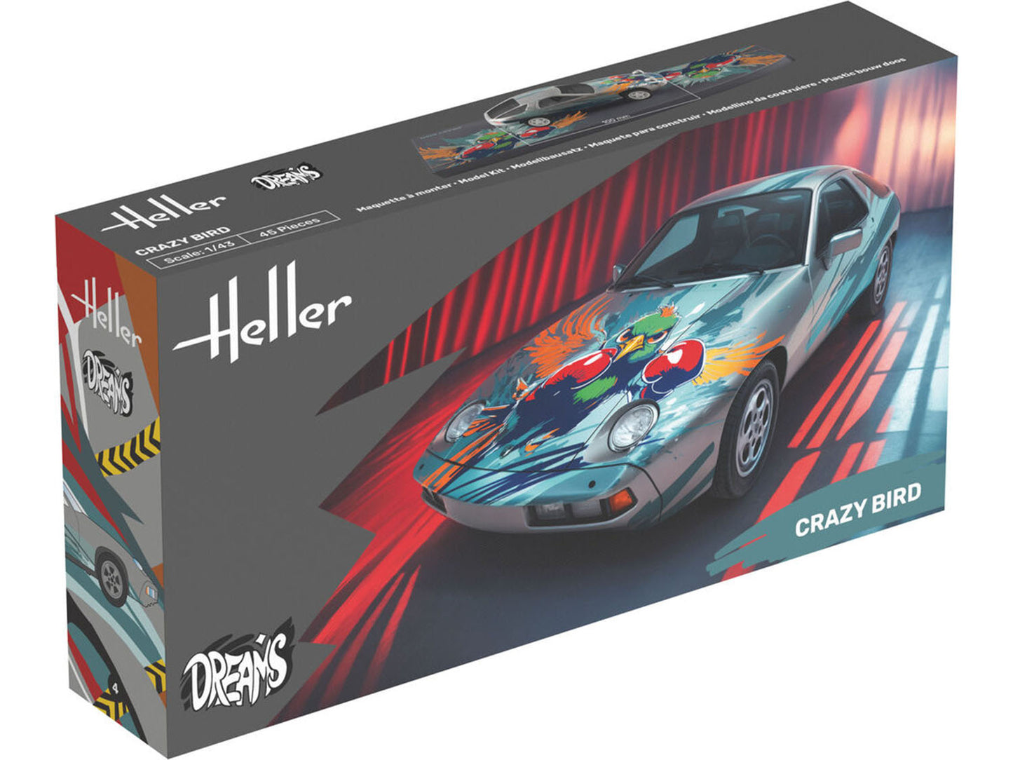 Heller 41004 Crazy Bird Heller Dreams Kit 1:43 Model Kit