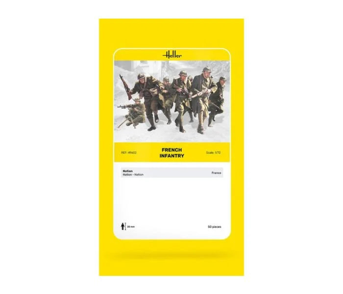 Heller 49602 French Infantry 1:72 Model Kit
