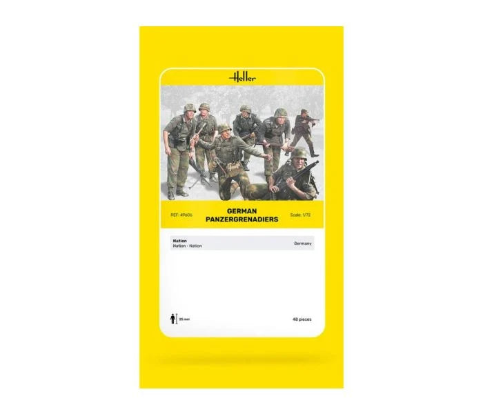 Heller 49606 German Tank Grenadiers 1:72 Model Kit