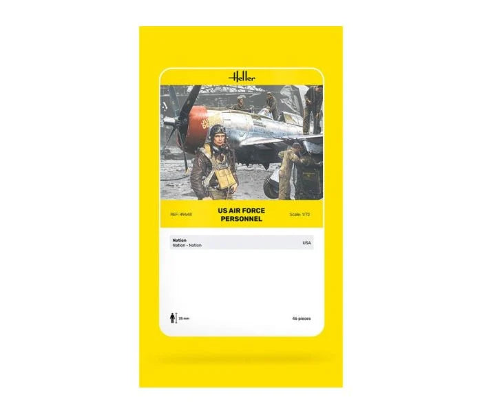 Heller 49648 US Air Force Personnel 1:72 Model Kit