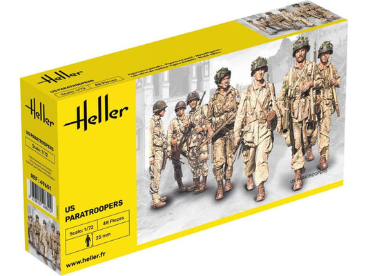 Heller 49651 US Paratroopers 1:72 Model Kit