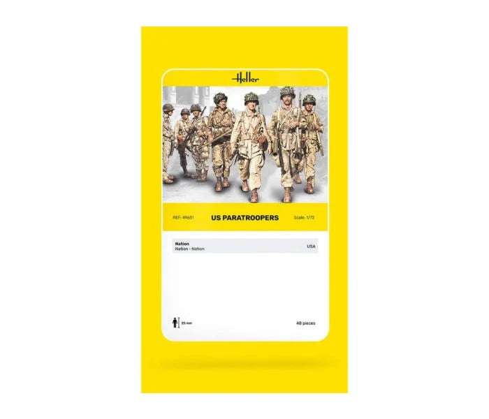 Heller 49651 US Paratroopers 1:72 Model Kit