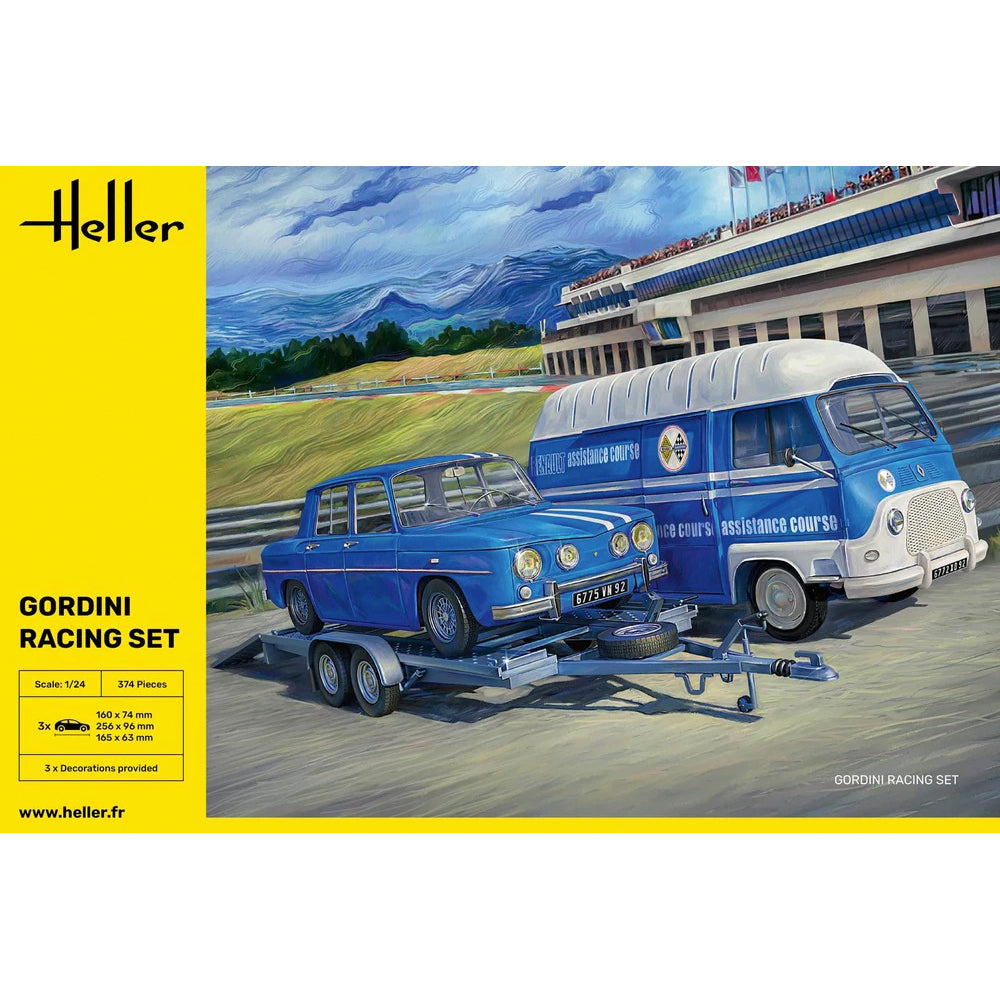 Heller 50328 Gordini Racing Set Renault Estafette 1:24 Model Kit