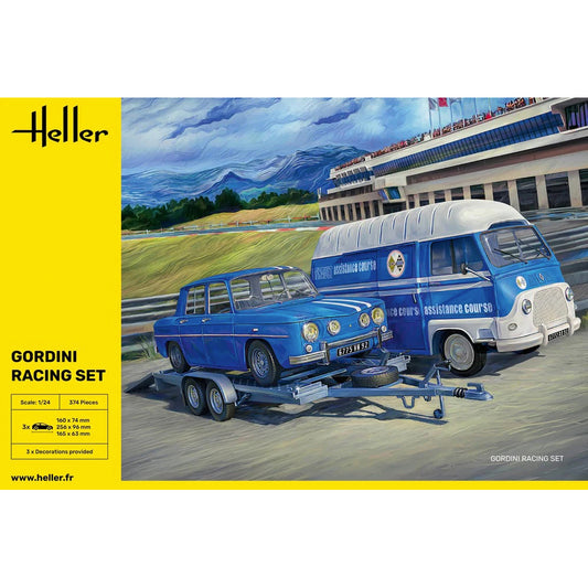 Heller 50328 Gordini Racing Set Renault Estafette 1:24 Model Kit